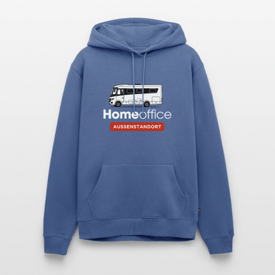 Vollintegriert Homeoffice - Herren Camping Hoodie - Taubenblau