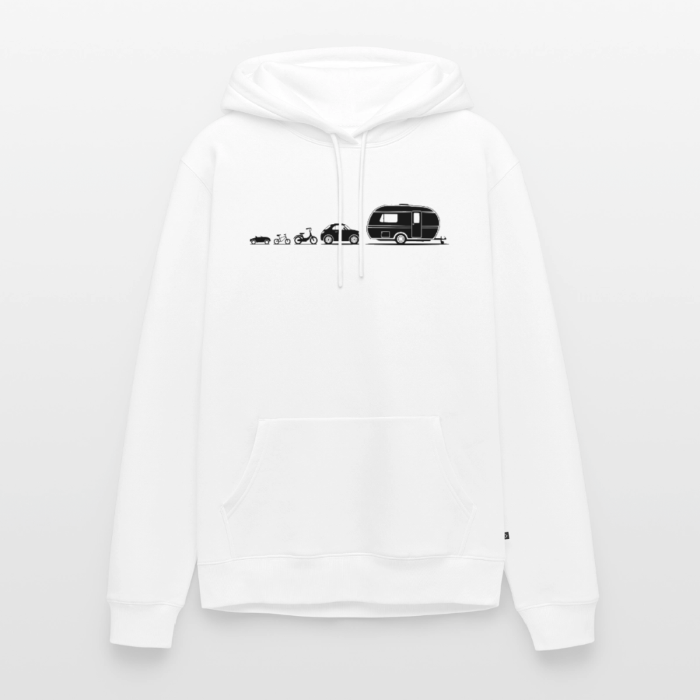 Evolution Wohnwagen - Herren Camping Hoodie - Weiß