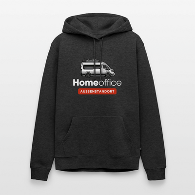Vanlife Homeoffice - Herren Camping Hoodie - Anthrazit meliert