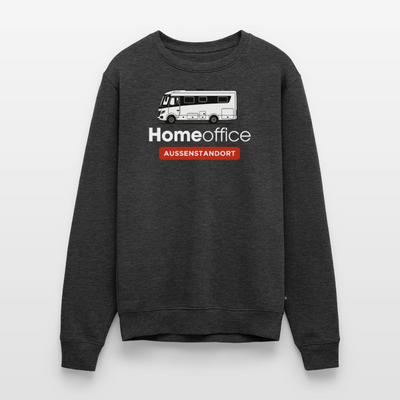 Vollintegriert Homeoffice - Herren Camping Sweatshirt - Anthrazit meliert