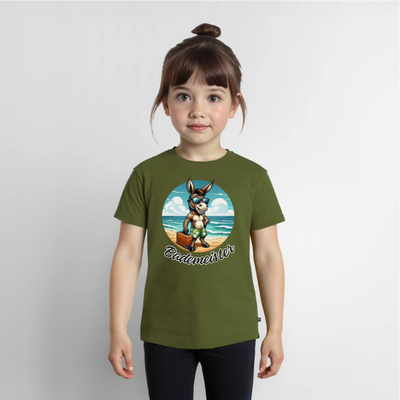 Bademeister - Kinder Camping T-Shirt - Khaki