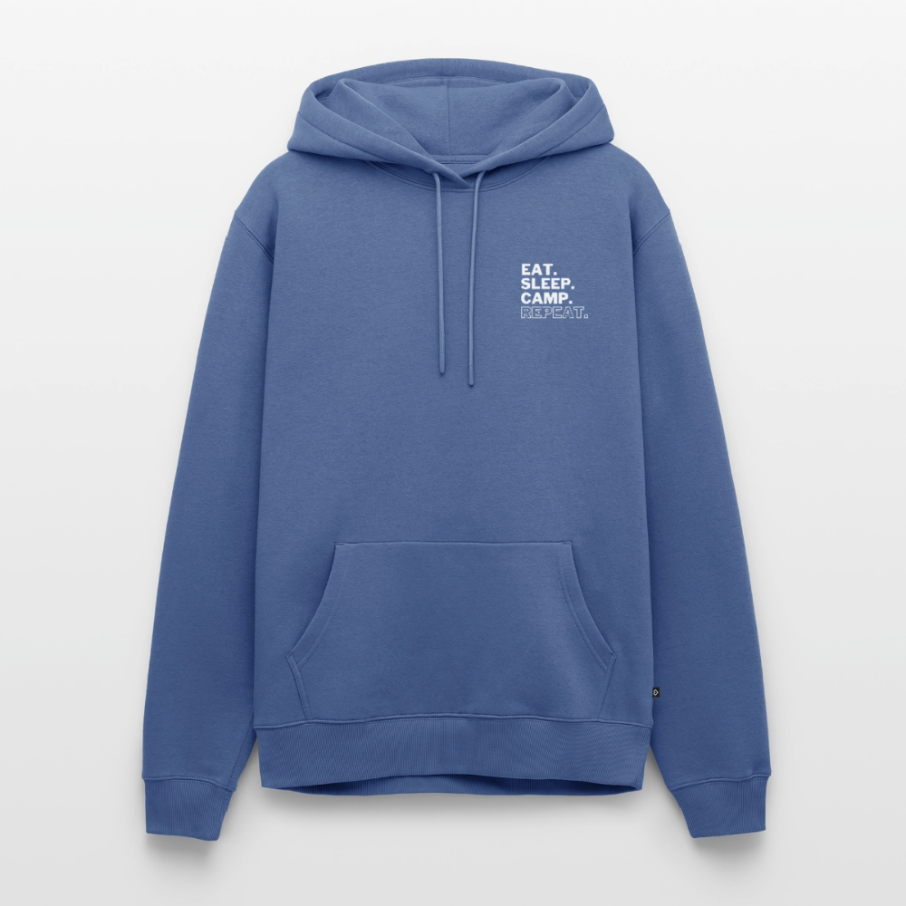 Eat Drink Camp - Herren Camping Hoodie - Taubenblau