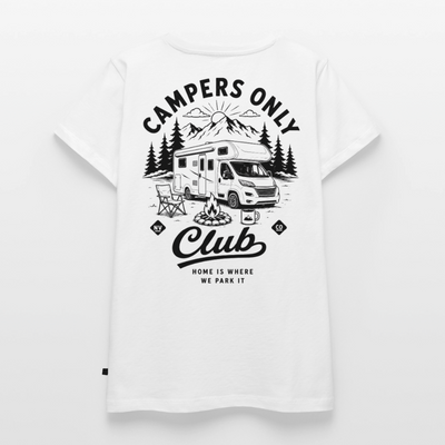 Campers Only Club - Herren Camping T-Shirt - Wohnmobil - Weiß