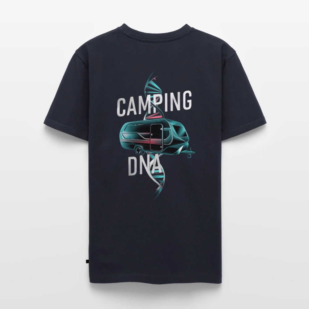 Wohnwagen Camping DNA - Herren Camping T-Shirt - Navy