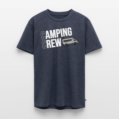 Vanlife Camping Crew - Herren Camping T-Shirt - Jeansblau 