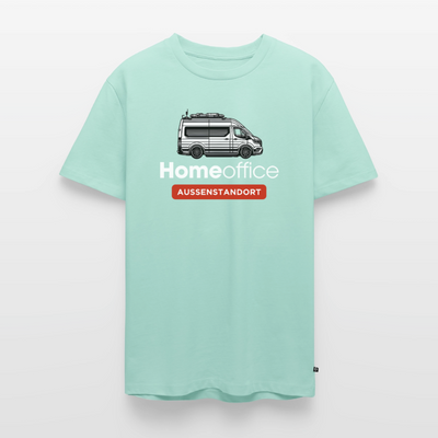 Vanlife Homeoffice - Herren Camping T-Shirt - Mint 