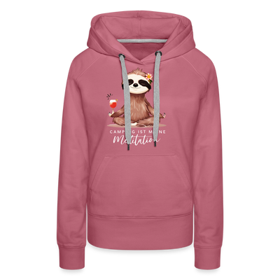 SPOD - Meditation - Damen Camping Hoodie - Malve