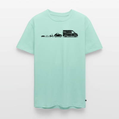 Evolution Vanlife - Herren Camping T-Shirt - Mint 