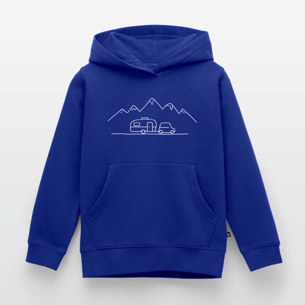 Keep it simple - Kinder Camping Hoodie - Royalblau
