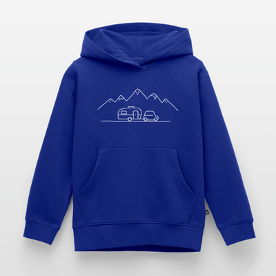 Keep it simple - Kinder Camping Hoodie - Royalblau