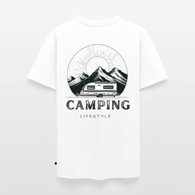 Camping Lifestyle - Herren Camping T-Shirt - Weiß