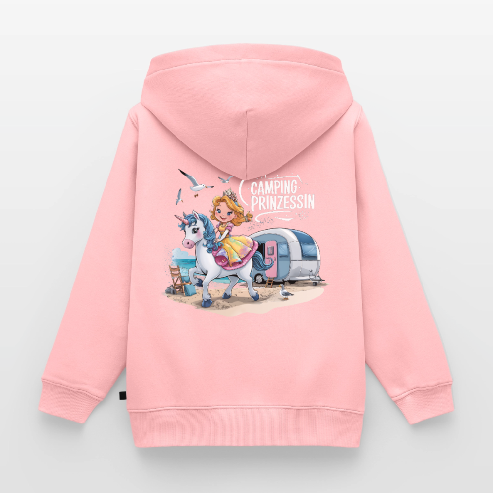 Camping Prinzessin - Kinder Camping Hoodie - Rosa
