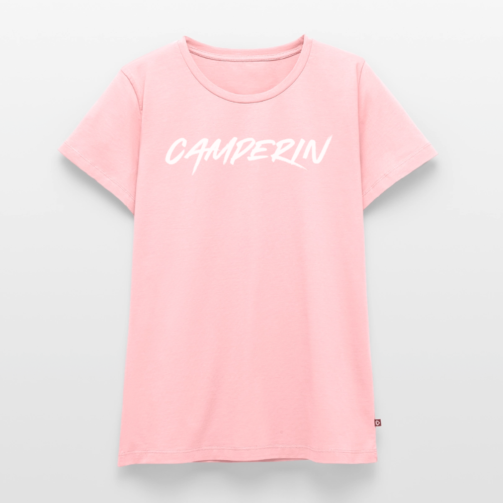 Camperin - Damen Camping T-Shirt - Rosa