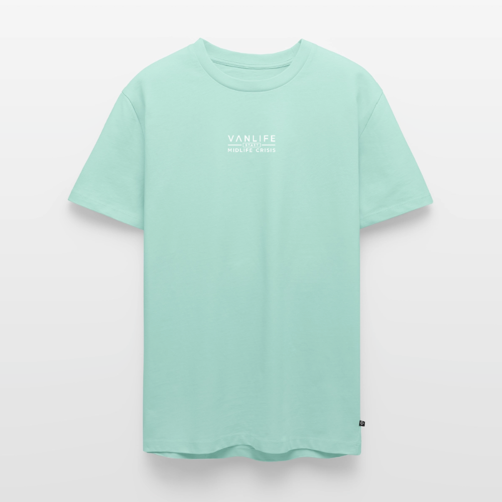 Vanlife statt Midlife Crisis - Herren Camping T-Shirt - Mint 