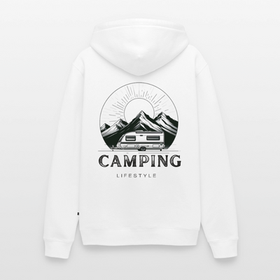 Camping Lifestyle - Herren Camping Hoodie - Weiß