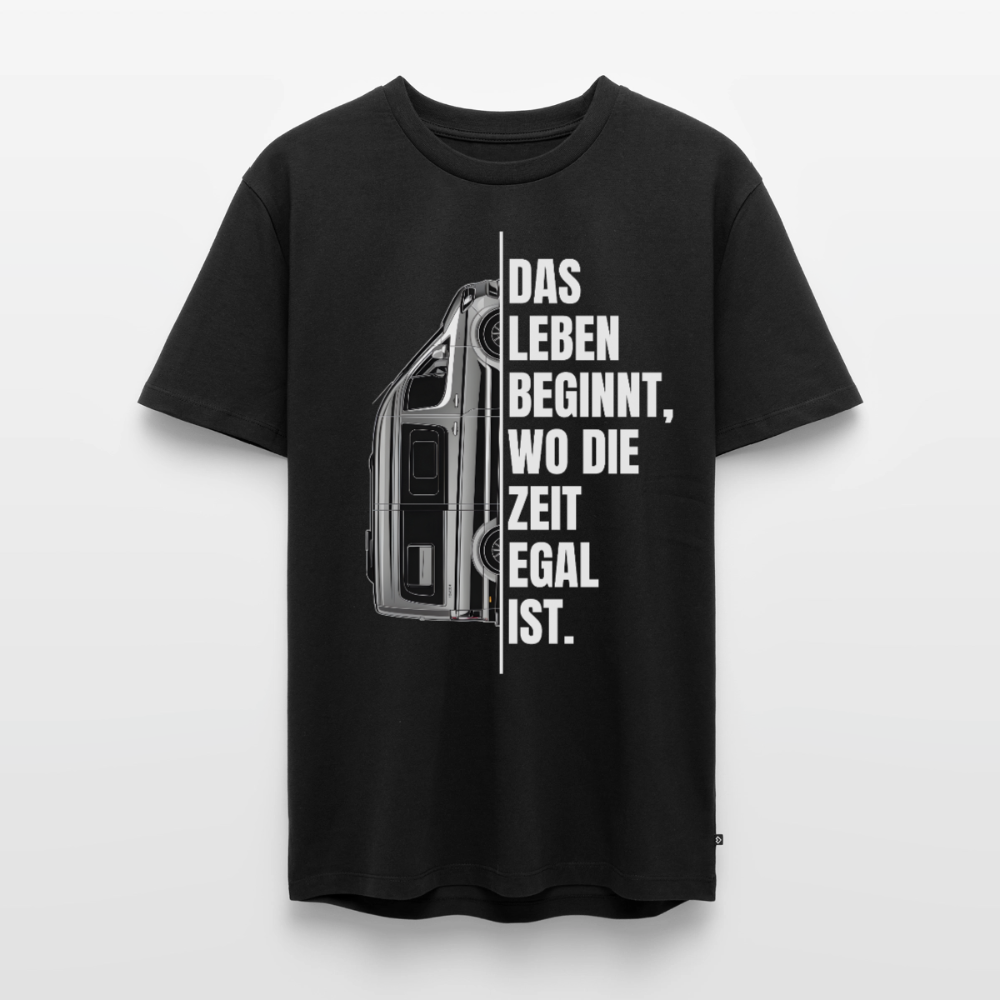 Camping ist Zeitlos - Herren Camping T-Shirt - Vanlife - Schwarz