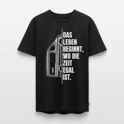 Camping ist Zeitlos - Herren Camping T-Shirt - Vanlife - Schwarz
