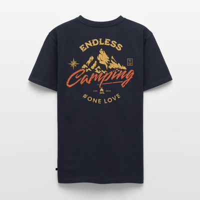 Endless Camping - Herren Camping T-Shirt - Navy