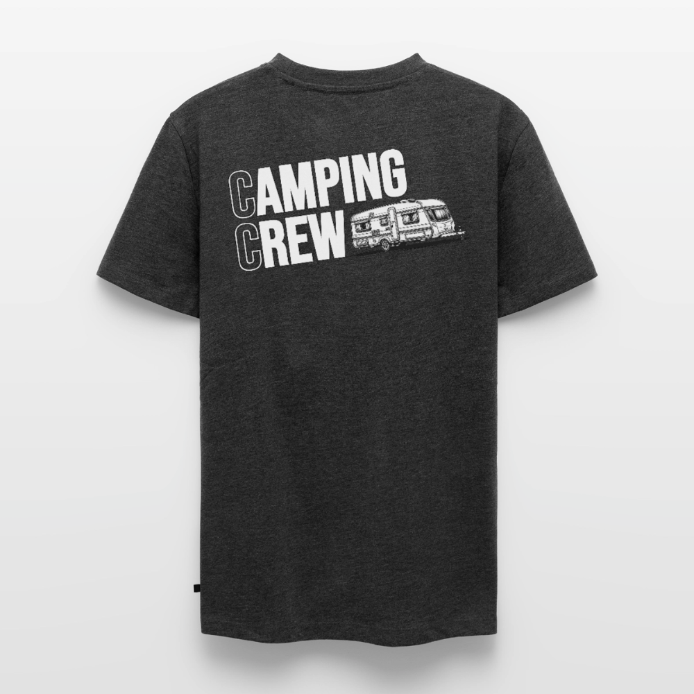 Wohnwagen Camping Crew - Herren Camping T-Shirt - Anthrazit meliert