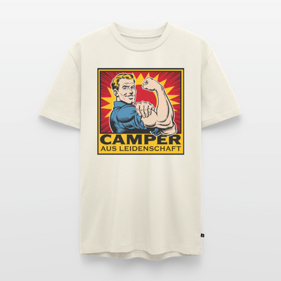Starke Camper- Herren Camping T-Shirt - Naturweiß