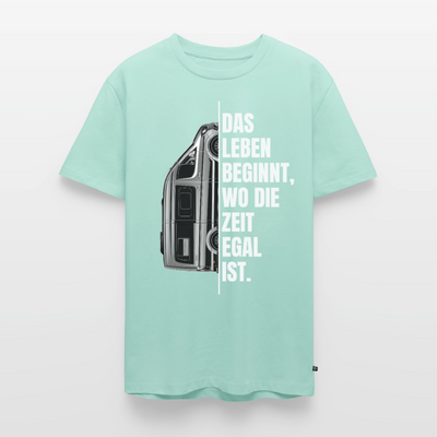 Camping ist Zeitlos - Herren Camping T-Shirt - Vanlife - Mint 