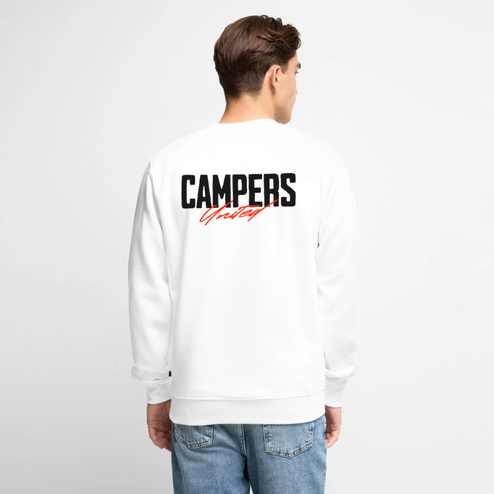 Campers United - Herren Camping Sweatshirt - Weiß