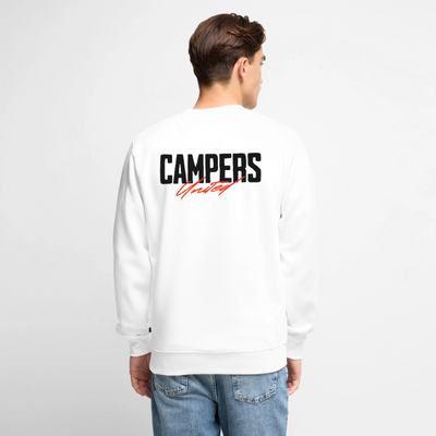 Campers United - Herren Camping Sweatshirt - Weiß