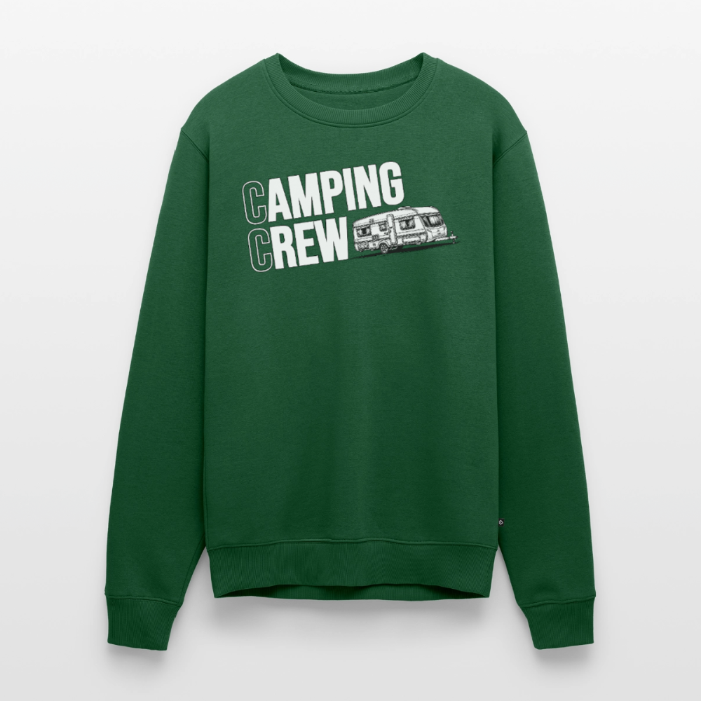 Wohnwagen Camping Crew - Herren Camping Sweatshirt - Flaschengrün