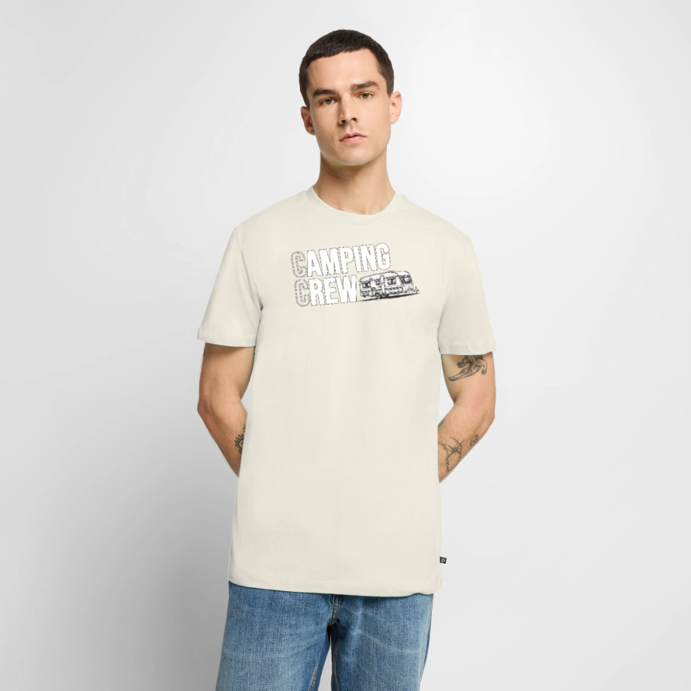 Wohnwagen Camping Crew - Herren Camping T-Shirt - Naturweiß