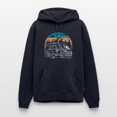 Vanlife mit Hund - Herren Camping Hoodie - Navy