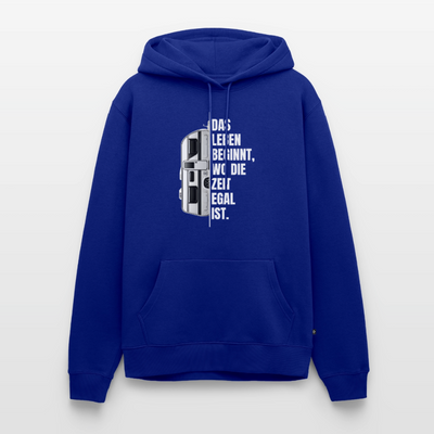 Camping ist Zeitlos - Herren Camping Hoodie - Wohnwagen - Royalblau