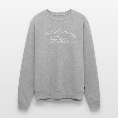 Keep it simple - Herren Camping Sweatshirt - Grau meliert