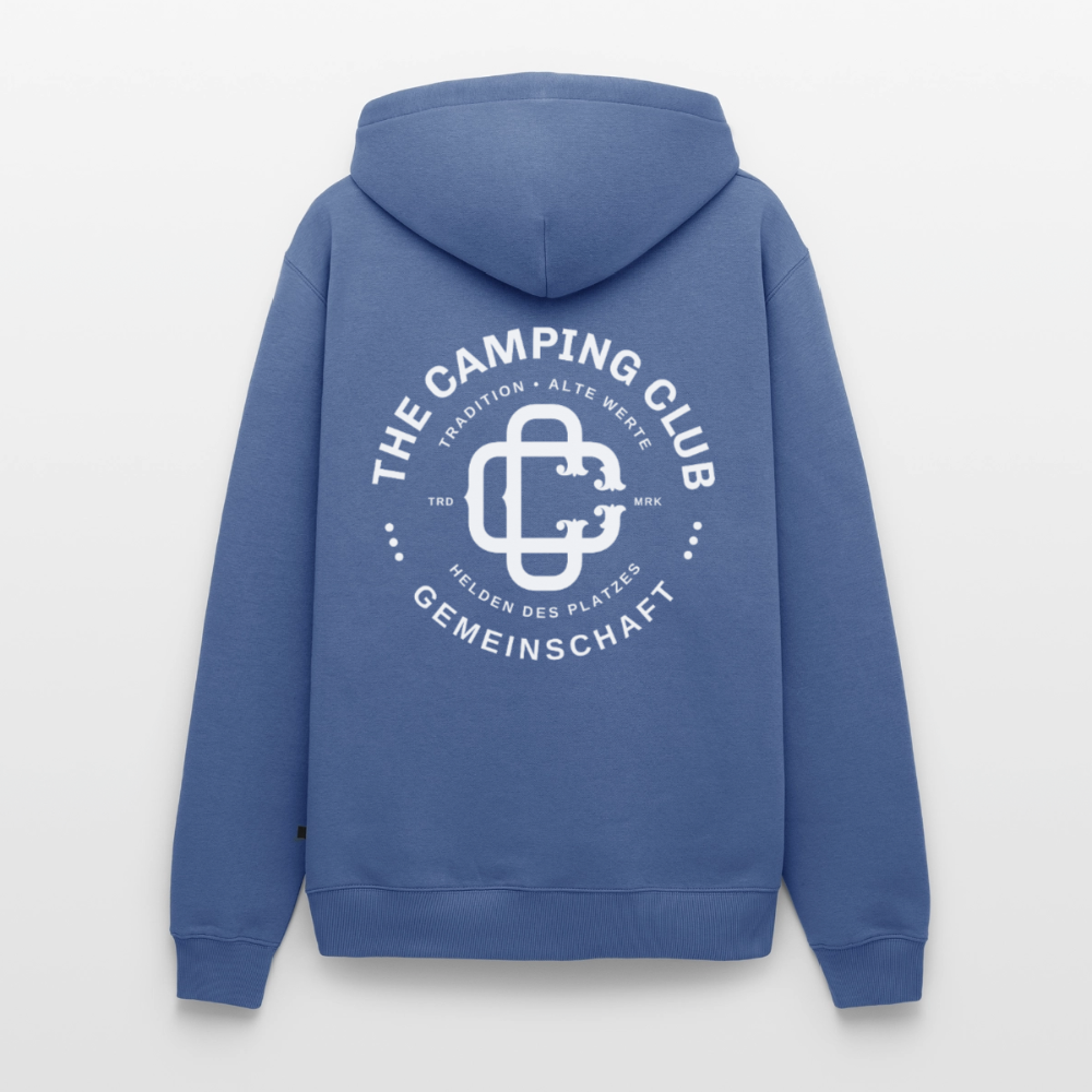 Camping Club - Herren Camping Hoodie - Taubenblau