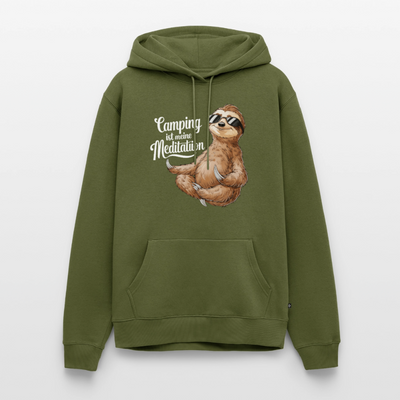 Camping ist Meditation - Herren Camping Hoodie - Khaki