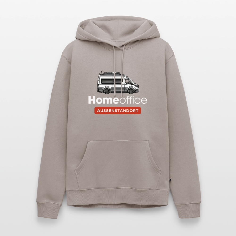 Vanlife Homeoffice - Herren Camping Hoodie - Taupe