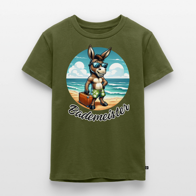 Bademeister - Kinder Camping T-Shirt - Khaki