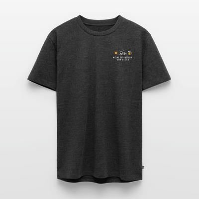 Definition von Glück - Herren Camping T-Shirt - Bulli - Anthrazit meliert