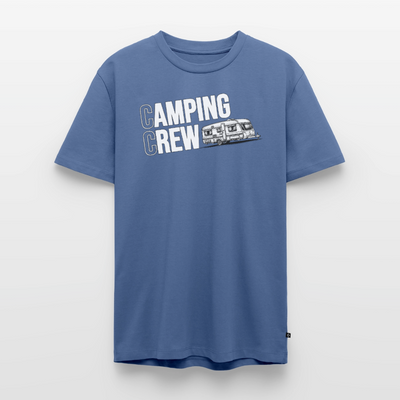 Wohnwagen Camping Crew - Herren Camping T-Shirt - Taubenblau