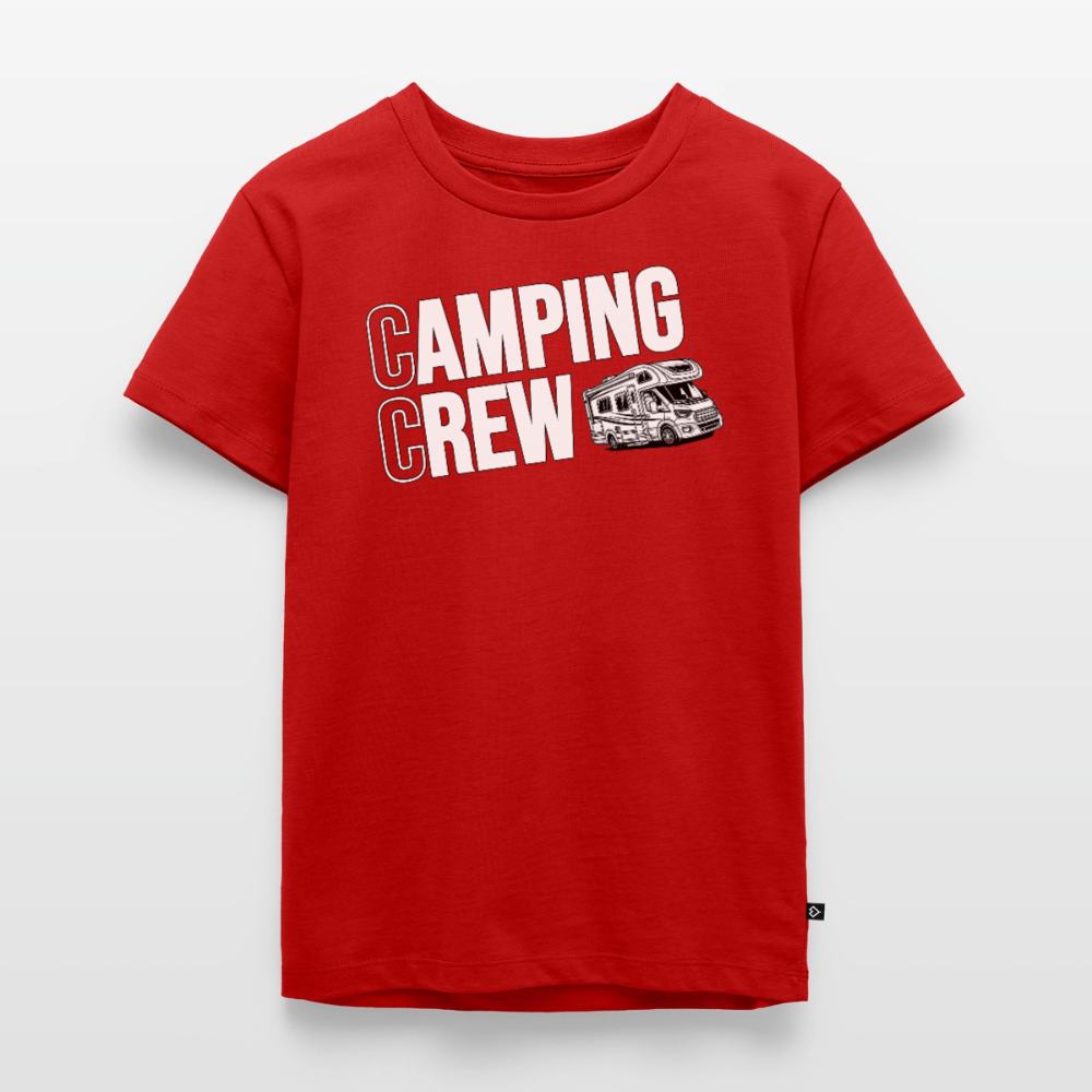 Wohnmobil Camping Crew - Kinder Camping T-Shirt - Rot