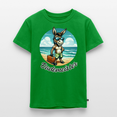 Bademeister - Kinder Camping T-Shirt - Grün