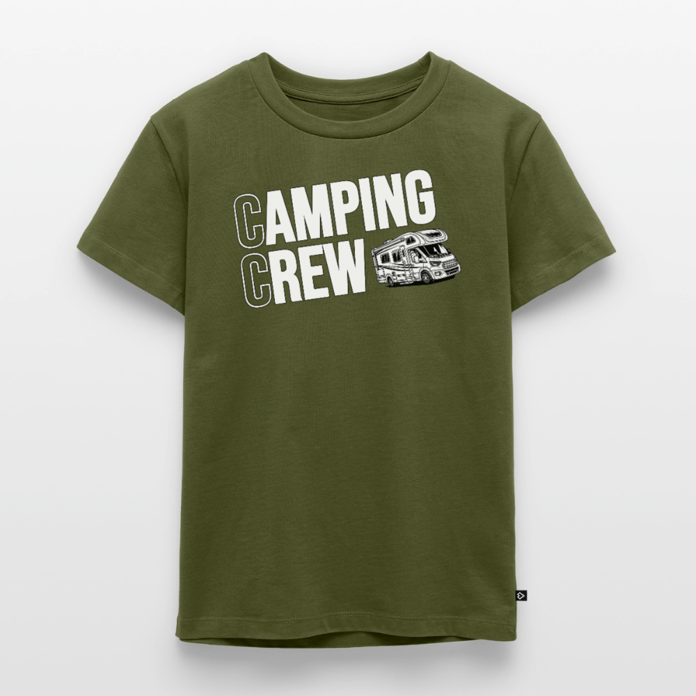 Wohnmobil Camping Crew - Kinder Camping T-Shirt - Khaki