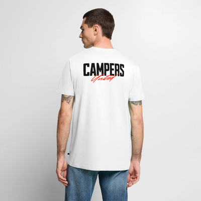 Campers United - Herren Camping T-Shirt - Weiß
