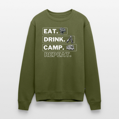 Camping Kreislauf - Herren Camping Sweatshirt - Wohnmobil - Khaki