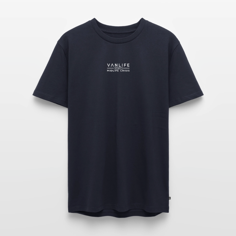 Vanlife statt Midlife Crisis - Herren Camping T-Shirt - Navy