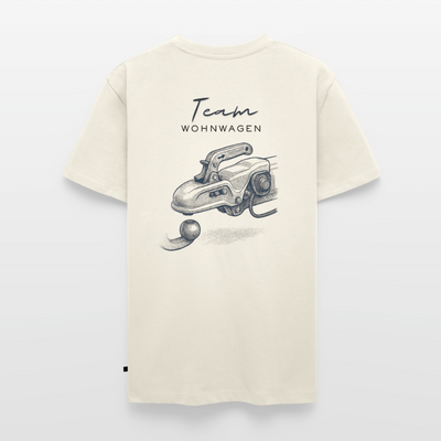 Team Wohnwagen - Herren Camping T-Shirt - Naturweiß