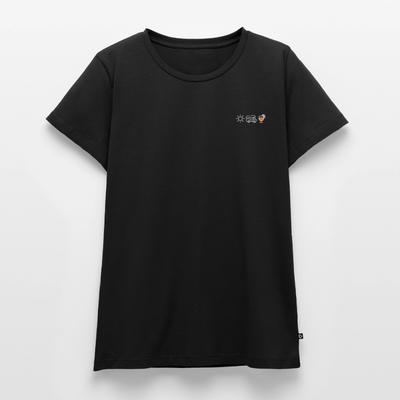 Sonne Wohnmobil Aperol - Damen Camping T-Shirt - Schwarz