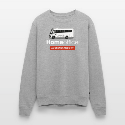 Vollintegriert Homeoffice - Herren Camping Sweatshirt - Grau meliert