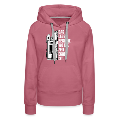 SPOD - Camping ist Zeitlos - Damen Camping Hoodie - Wohnmobil - Malve