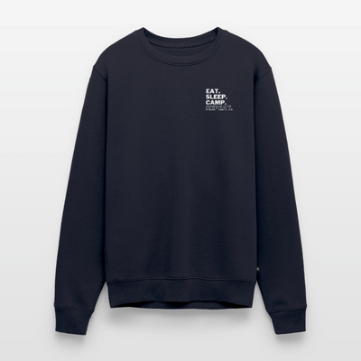 Eat Sleep Camp Repeat - Herren Camping Sweatshirt - Navy