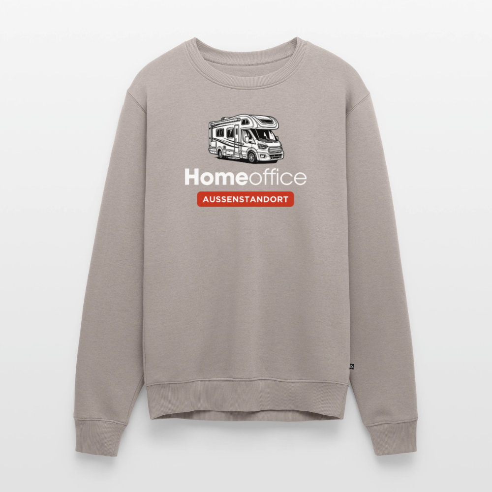 Wohnmobil Homeoffice - Herren Camping Sweatshirt - Taupe